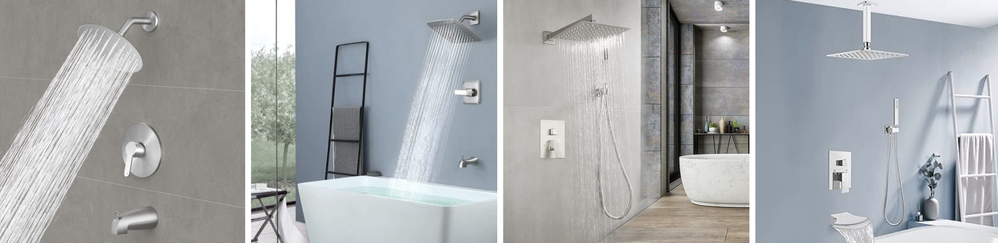 Bathtub & Shower Systems Brushed Nickel 